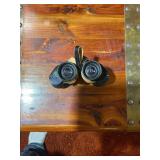 Vintage Binoculars w/ Hard Carrying Case & Strap