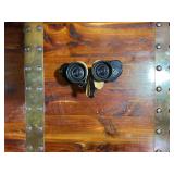 Vintage Binoculars w/ Hard Carrying Case & Strap