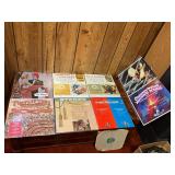 Large Mixed Marching, Polka, Banjo & Easy Listening Record Album Lot