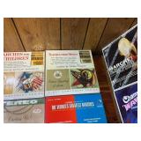 Large Mixed Marching, Polka, Banjo & Easy Listening Record Album Lot