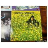 Large Vintage Country, Pop & Greatest Hits Vinyl Record Lot – Donny & Marie, Elvis, Diana Ross & More