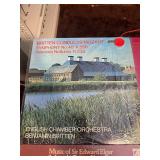 English -9 classical music vinyl LP records. These albums include recordings of composers such as Mozart, Brahms, and Strauss. This lot is listed in Near Mint to Mint condition.