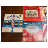 vintage Barbershop Quartet vinyl record albums.