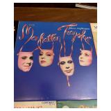 vintage vinyl records primarily featuring choral and vocal ensemble music, including "Lollipops" by The King