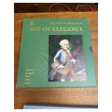 Collection of four vintage “The Story of Great Music” boxed sets, covering major classical periods including The Baroque Era, Age of Elegance, The Opulent Era, and The Romantic Era