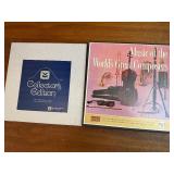 Two vintage multi-LP classical box sets including a Voice of Music “Collector’s Edition” 25th Anniversary set (8 LPs) and Reader’s Digest / RCA “World’s Great Music of the Composers” col