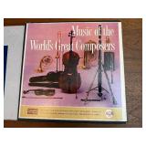 Two vintage multi-LP classical box sets including a Voice of Music “Collector’s Edition” 25th Anniversary set (8 LPs) and Reader’s Digest / RCA “World’s Great Music of the Composers” col