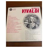 two vintage classical music box sets: "The World of Vivaldi" featuring various concertos, and Beethoven
