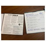 two vintage classical music box sets: "The World of Vivaldi" featuring various concertos, and Beethoven