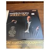 Lot of 4 sealed vintage Mantovani orchestral LPs on London Records, including Mantovani in Concert, Mantovani’s Golden Hits, Mantovani – American Encores, and More Mantovani Golden H