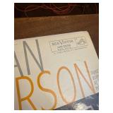 collection of vintage vinyl records, primarily released on the RCA Victor Red Seal label featuring classical and orchestral music performances