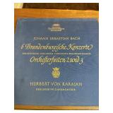 Lot of classical box sets and sampler LPs featuring Johann Sebastian Bach Brandenburg Concertos
