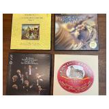 collection of classical music vinyl records.