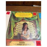 Sealed  lot of classical LPs featuring composers like Robert Schumann, Gioachino Rossini, Giacomo Puccini, Felix Mendelssohn, and Franz Schubert.