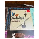 vintage international/world music LPs featuring a diverse mix of cultural recordings from India, China, Turkey, Brazil, and global folk tradition