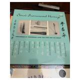 vintage international/world music LPs featuring a diverse mix of cultural recordings from India, China, Turkey, Brazil, and global folk tradition