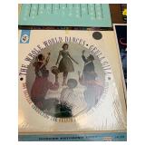 vintage international/world music LPs featuring a diverse mix of cultural recordings from India, China, Turkey, Brazil, and global folk tradition