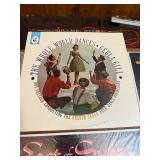 Vintage international and folk vinyl LP collection