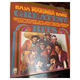 Vintage international and folk vinyl LP collection