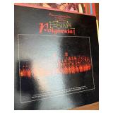 Vintage international and folk vinyl LP collection