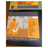 Vintage international and folk vinyl LP collection