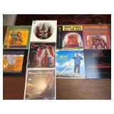 Vintage international and folk vinyl LP collection