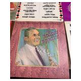 Vintage big band and jazz LP collection featuring well-known artists including Glenn Miller, Jimmy Dorsey, Buddy Morrow, and Tommy Dorsey, along with multiple “Big Band Hits of the 30s”