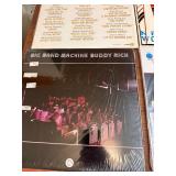 Vintage big band and swing LP collection featuring iconic artists including Glenn Miller, Buddy Rich, Guy Lombardo, and the Chesterfield Orchest