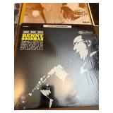 Vintage big band and swing LP collection featuring iconic artists including Glenn Miller, Buddy Rich, Guy Lombardo, and the Chesterfield Orchest