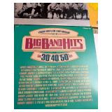 Vintage big band and swing LP collection featuring artists such as Benny Goodman, Les Elgart, Russ Morgan, and various big band orchestras