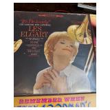 Vintage big band and swing LP collection featuring artists such as Benny Goodman, Les Elgart, Russ Morgan, and various big band orchestras