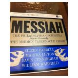 Many still sealed - Vintage religious and choral LP collection featuring recordings from the Mormon Tabernacle Choir, Philadelphia Orchestra, and various sacred and inspirational performances, along w