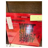 Vintage  LP collection featuring classic titles such as Fiddler on the Roof, Camelot, Oklahoma!, The Unsinkable Molly Brown, Flower Drum Song, Godspell, and Hans Christian Andersen, along with origina