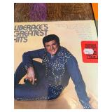 All sealed vintage easy listening and instrumental LP collection featuring artists such as Liberace, Lenny Dee, Mantovani, Ralph Carmichael, and various lounge, organ, and light instrumental recording