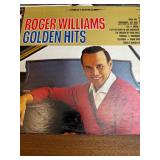 LP collection centered around pianist Roger Williams, featuring multiple albums including Born Free, Near You, Yellow Bird, Golden Hits, and other popular releases,