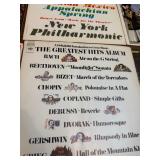 Brahms, Johann Strauss, Beethoven, Bernstein, and selections performed by the New York Philharmonic and Philadelphia Orchestra.