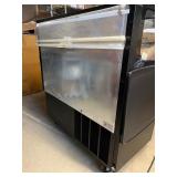 MSRP $8,500 Federal Industries LPRSS4-2 Low Profile Refrigerated Deli Specialty Display Case w/Night Cover, 48" Wide Mobile Merchandiser on Casters, Self-Serve/Service Counter, Grocery Bakery Café Co
