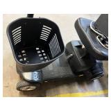 MSRP $1,500 Pride Go-Go Elite Traveller Plus 4 Wheel Mobility Scooter w/Charger & Basket, disassembles into 5 lightweight pieces for transport & storage, 300lb Cap. Adjustable Seat, Indoor Out