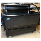 MSRP $8,500 Federal Industries LPRSS4-2 Low Profile Refrigerated Deli Specialty Display Case w/Night Cover, 48" Wide Mobile Merchandiser on Casters, Self-Serve/Service Counter, Grocery Bakery Café Co