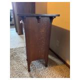 Antique Quarter Sawn Oak Liquor Wine/Bar Cabinet