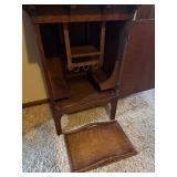 Antique Quarter Sawn Oak Liquor Wine/Bar Cabinet