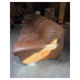 Leather Sleeper Couch - Queen