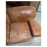 Leather Sleeper Couch - Queen