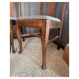 Set of 2 Solid Quarter Sawn Oak Desk Chair / Sidechair