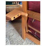 Slat Mission Morris Chair with Adjustable Back & Ottoman