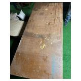 Vintage 1900’s Solid Oak Wood Table- Library Table From Tech High School - Great To Refinish