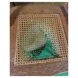 Antique Pressed Back Cane Seat Chair