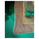 Antique Pressed Back Cane Seat Chair