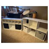 Lot of (2) White Shelves