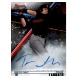 2018 Bowman's Best Trevor Larnach Rookie Card Autograph On-Card Auto